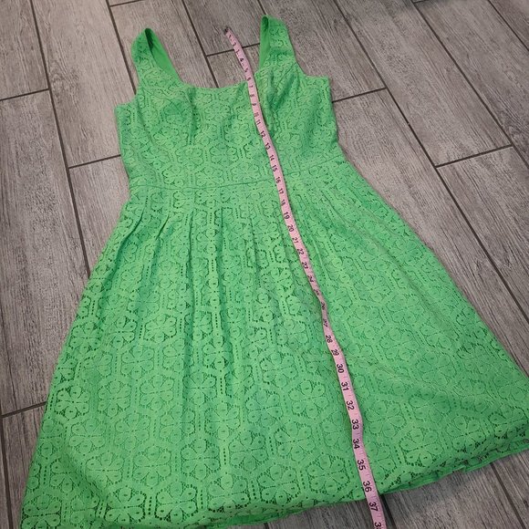 Lilly Pulitzer Posey Dress Style #47606 Green Daisy Lane Lace Size 6 Women's NWT - Picture 12 of 16